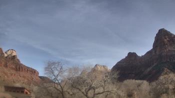 Weather camera view of Zion Canyon Village.