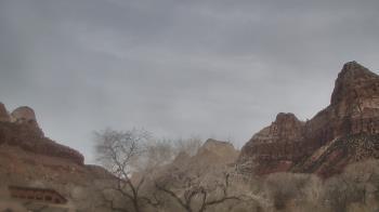 Weather camera view of Zion Canyon Village.