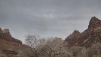 Weather camera view of Zion Canyon Village.