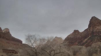 Weather camera view of Zion Canyon Village.