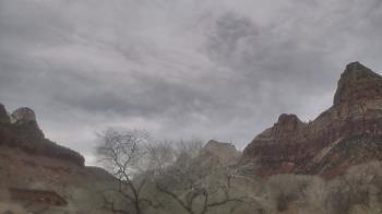 Weather camera view of Zion Canyon Village.