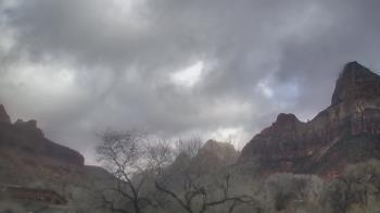Weather camera view of Zion Canyon Village.