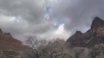Weather camera view of Zion Canyon Village.