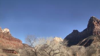 Weather camera view of Zion Canyon Village.