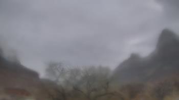 Weather camera view of Zion Canyon Village.