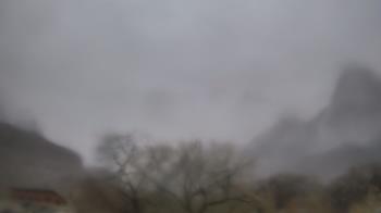 Weather camera view of Zion Canyon Village.