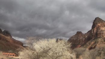 Weather camera view of Zion Canyon Village.
