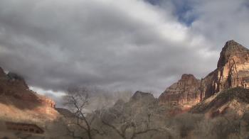 Weather camera view of Zion Canyon Village.