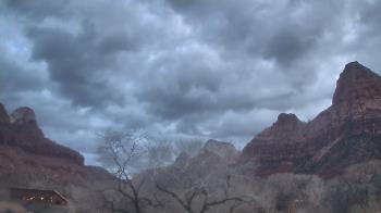 Weather camera view of Zion Canyon Village.