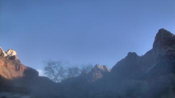 Weather camera view of Zion Canyon Village.