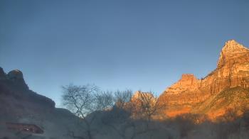Weather camera view of Zion Canyon Village.