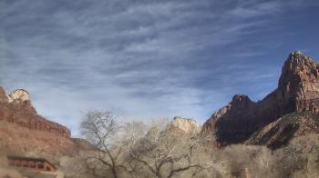 Weather camera view of Zion Canyon Village.