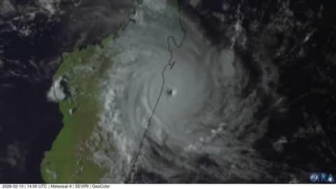 Cyclone Slams Into Madagascar