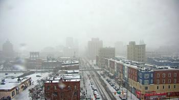 Weather camera view of Akron Beacon Journal.