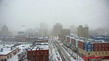 Weather camera view of Akron Beacon Journal.