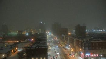 Weather camera view of Akron Beacon Journal.
