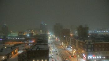 Weather camera view of Akron Beacon Journal.