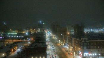 Weather camera view of Akron Beacon Journal.