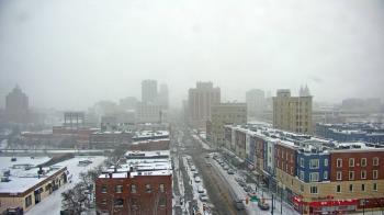 Weather camera view of Akron Beacon Journal.