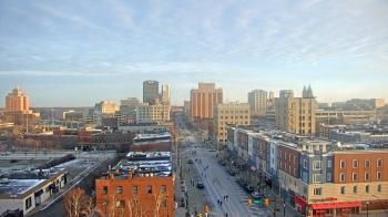 Weather camera view of Akron Beacon Journal.