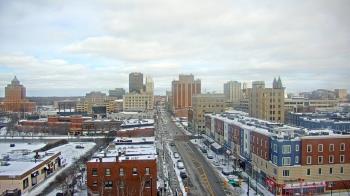 Weather camera view of Akron Beacon Journal.