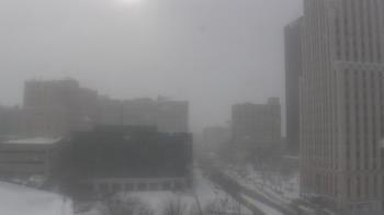 Weather camera view of Akron-Summit County Public Library.