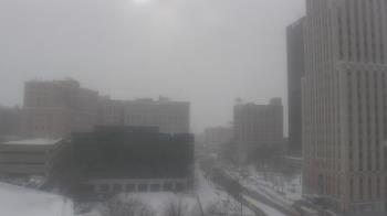 Weather camera view of Akron-Summit County Public Library.