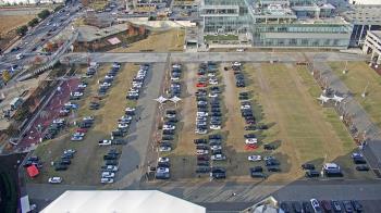Weather camera view of Mercedes Benz Stadium.