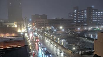 Weather camera view of City of Aurora IL.