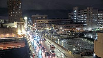 Weather camera view of City of Aurora IL.