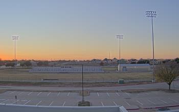 Weather camera view of Bluebonnet Elementary.