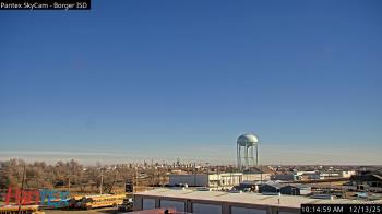 Weather camera view of Borger ISD.