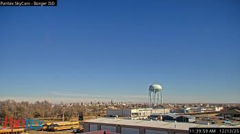 Weather camera view of Borger ISD.