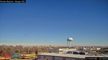 Weather camera view of Borger ISD.