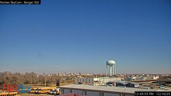 Weather camera view of Borger ISD.