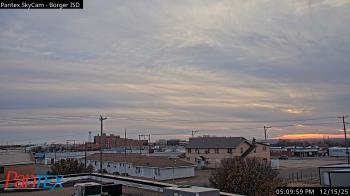Weather camera view of Borger ISD.