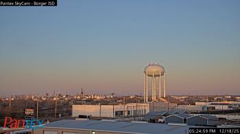 Weather camera view of Borger ISD.