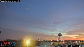Weather camera view of Borger ISD.