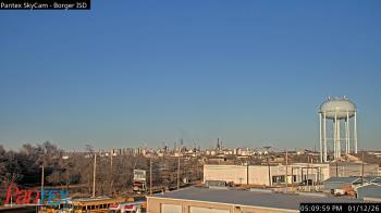 Weather camera view of Borger ISD.