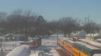 Weather camera view of Boone Scenic Valley Railroad.