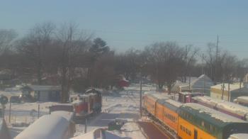Weather camera view of Boone Scenic Valley Railroad.