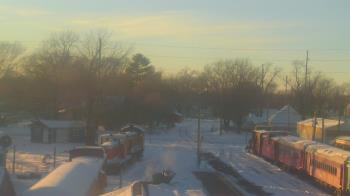 Weather camera view of Boone Scenic Valley Railroad.