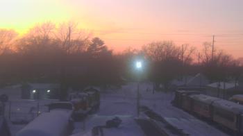 Weather camera view of Boone Scenic Valley Railroad.