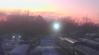 Weather camera view of Boone Scenic Valley Railroad.