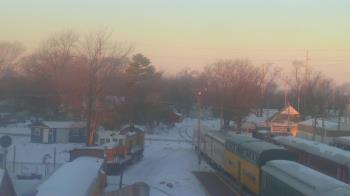 Weather camera view of Boone Scenic Valley Railroad.