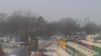 Weather camera view of Boone Scenic Valley Railroad.