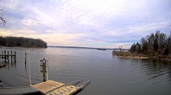 Weather camera view of Mallows Bay.