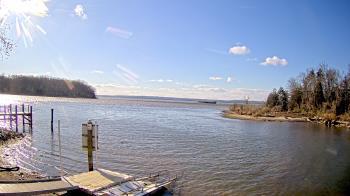 Weather camera view of Mallows Bay.