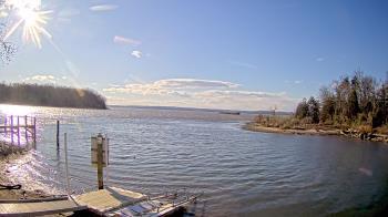 Weather camera view of Mallows Bay.