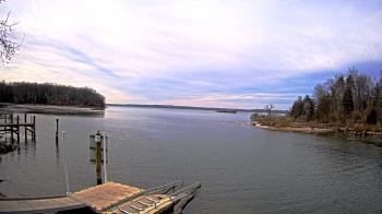 Weather camera view of Mallows Bay.
